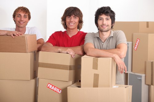 Prepared wooden furniture safely packed for storage in Honoroak