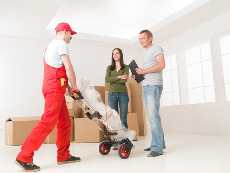 Fire safety equipment and clear storage aisles in a facility
