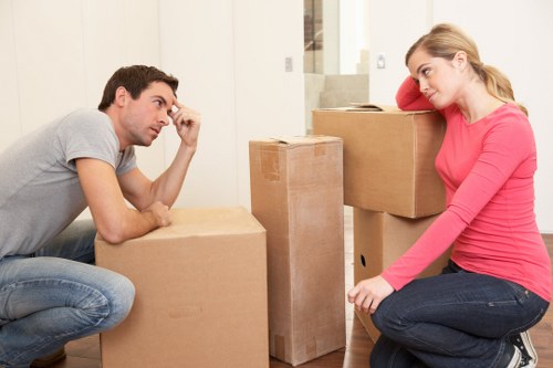 Household relocation scene for removals in Honoroak