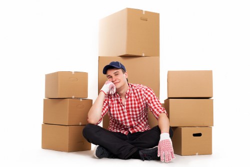 A local storage unit ready for household items during a move in Honoroak